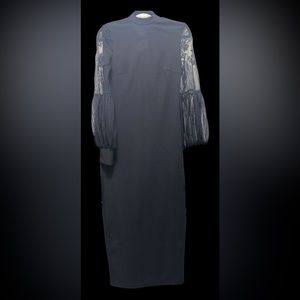 Black dress with beautiful sleeve designs